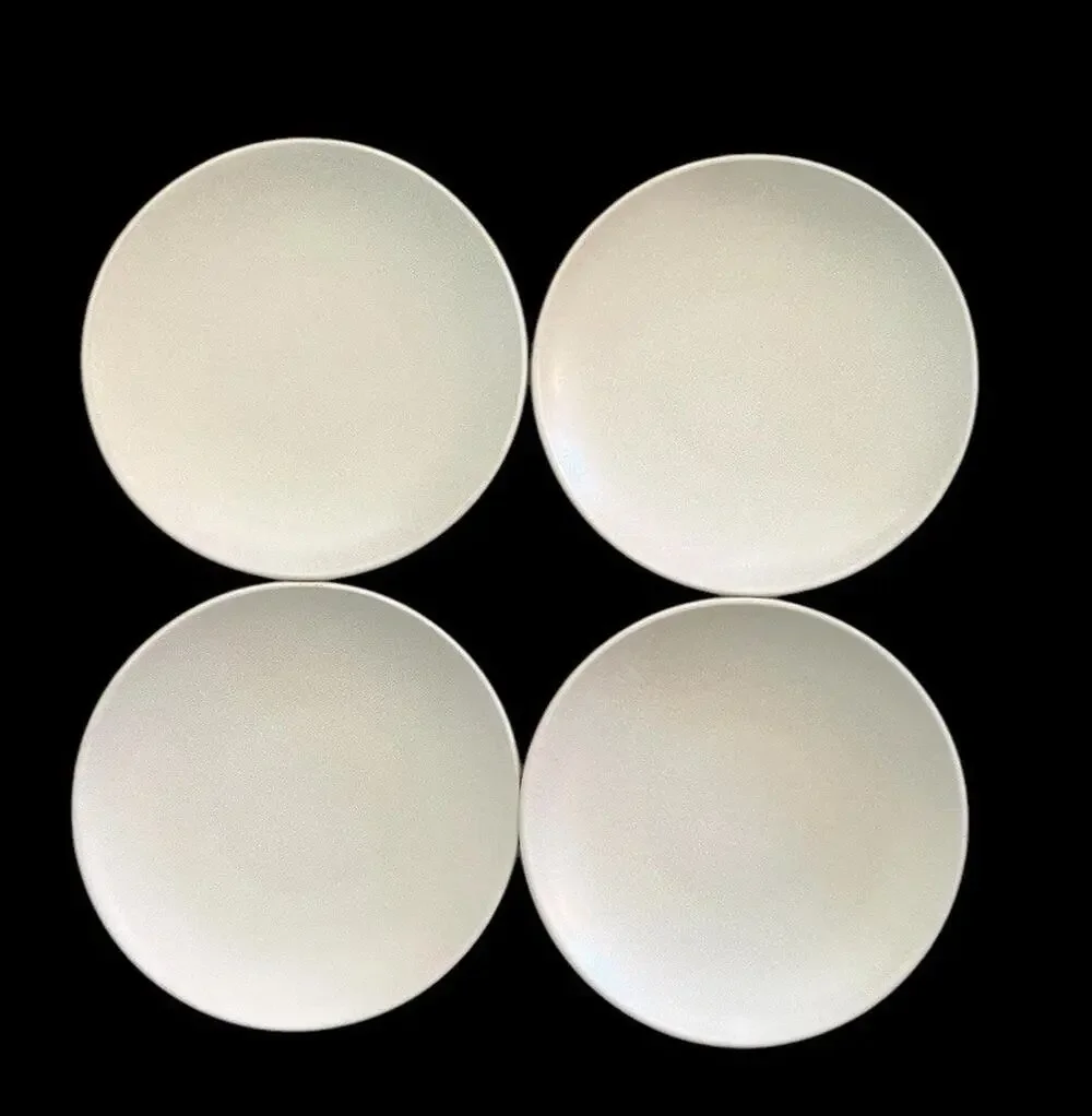 Pottery Barn Set Of 4 Mason App Ivory 6.5